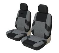 AHRPKAMERD Seat Covers For Teana Car Seat Covers Set Universal Fits Most Cars Covers Polyester Fabric Car Seat Protector Seat Protectors(2PCS GRAY)