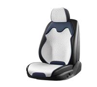 AHRPKAMERD Seat Covers Universal Car Seat Cover Seat Cushion Breathable Sweat Absorption Cool Cushion Ice Silk Split Single Sitting Rear Set Seat Protectors(Blue)