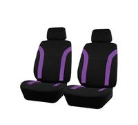 AHRPKAMERD Seat Covers Universal Car Seat Covers For Most Suv Breathable Air Mesh Fabric Splicing With Polyester Fabric Interior Accessories Seat Protectors(Purple 2 front seat)
