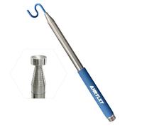 AHRYLXY 10 FT Telescoping Pickup Tool Magnetic Pole with Hook, Telescopic Push Pull Rod Wire Reacher Grabber Disc Golf retriever, Telescopic Magnetic Pick-Up Tool
