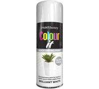 AHS Brillant White Gloss Spray 400ml - Easy Fast Dry and Excellent Coverage - All-Purpose Gloss Finish Spray Interior & Exterior - Perfect For Decorate Metal, Wood, Plastic (1)