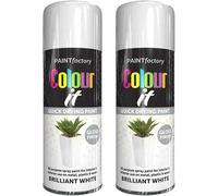 AHS Brillant White Gloss Spray 400ml - Easy Fast Dry and Excellent Coverage - All-Purpose Gloss Finish Spray Interior & Exterior - Perfect For Decorate Metal, Wood, Plastic (2)