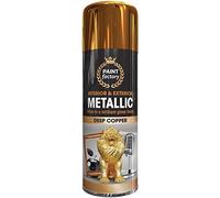 AHS Multipurpose Metallic Spray Paint 400ML - Brilliant Gloss Finish Paints - Professional Interior & Exterior Paint - For Metal And Wooden Furniture, Ornaments, Decorative Items - (DEEP COPPER)