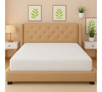 AHS - Single Fitted Bed Sheet - Soft Durable Polycotton Bedding - Fade Resistant Easy Fit Sheet - Deep Pocket 12 inch (30 cm) - Multiple Sizes (White, Small Double:120x190cm)