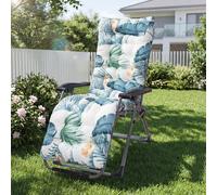 AHSBND Sun Lounger Cushion Outdoor: High Back Replacement Soft Non Slip Seat Pads 170x53cm for Indoor Recliner Chair Patio Garden Porch Furniture Beach (Hawaii)