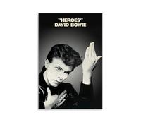 AHSEOIWRJH David Bowie Heroes Posters Vintage Printing Wall Art Poster Decorative Painting Aesthetic Canvas Decor for Living Room Bed Room 12x18inch(30x45cm) Unframe-style