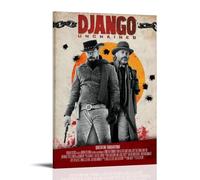AHSEOIWRJH Django Unchained Posters Vintage Printing Wall Art Poster Decorative Painting Aesthetic Canvas Decor for Living Room Bed Room 08x12inch(20x30cm) Frame-style