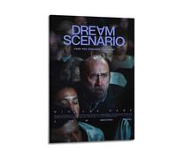 AHSEOIWRJH Dream Scenario Movie 3 Posters Vintage Printing Wall Art Poster Decorative Painting Aesthetic Canvas Decor for Living Room Bed Room 12x18inch(30x45cm) Frame-style