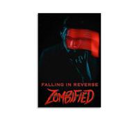 AHSEOIWRJH Falling in Reverse Posters Vintage Printing Wall Art Poster Decorative Painting Aesthetic Canvas Decor for Living Room Bed Room 08x12inch(20x30cm) Unframe-style