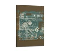AHSEOIWRJH Pixies Posters Doolittle Album Posters Vintage Printing Wall Art Poster Decorative Painting Aesthetic Canvas Decor for Living Room Bed Room 24x36inch(60x90cm) Frame-style