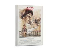 AHSEOIWRJH Rumble Fish Posters Vintage Printing Wall Art Poster Decorative Painting Aesthetic Canvas Decor for Living Room Bed Room 20x30inch(50x75cm) Frame-style