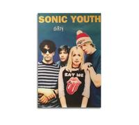 AHSEOIWRJH Sonic Youth Posters Vintage Printing Wall Art Poster Decorative Painting Aesthetic Canvas Decor for Living Room Bed Room 20x30inch(50x75cm) Unframe-style