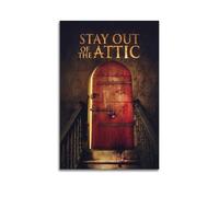 AHSEOIWRJH Stay Out of The Attic Movie 1 Posters Vintage Printing Wall Art Poster Decorative Painting Aesthetic Canvas Decor for Living Room Bed Room 16x24inch(40x60cm) Unframe-style
