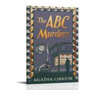 AHSEOIWRJH The ABC Murders Posters Vintage Printing Wall Art Poster Decorative Painting Aesthetic Canvas Decor for Living Room Bed Room 20x30inch(50x75cm) Frame-style