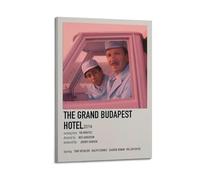 AHSEOIWRJH The Grand Budapest Hotel Posters Vintage Printing Wall Art Poster Decorative Painting Aesthetic Canvas Decor for Living Room Bed Room 20x30inch(50x75cm) Frame-style