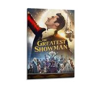 AHSEOIWRJH The Greatest Showman Movie 4 Posters Vintage Printing Wall Art Poster Decorative Painting Aesthetic Canvas Decor for Living Room Bed Room 20x30inch(50x75cm) Frame-style