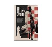 AHSEOIWRJH The Queen's Gambit TV Series 4 Posters Vintage Printing Wall Art Poster Decorative Painting Aesthetic Canvas Decor for Living Room Bed Room 12x18inch(30x45cm) Unframe-style