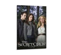 AHSEOIWRJH The Secret Circle Posters Vintage Printing Wall Art Poster Decorative Painting Aesthetic Canvas Decor for Living Room Bed Room 16x24inch(40x60cm) Frame-style