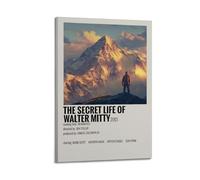 AHSEOIWRJH The Secret Life of Walter Mitty Posters Vintage Printing Wall Art Poster Decorative Painting Aesthetic Canvas Decor for Living Room Bed Room 08x12inch(20x30cm) Frame-style