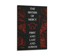 AHSEOIWRJH The Sisters of Mercy Posters Vintage Printing Wall Art Poster Decorative Painting Aesthetic Canvas Decor for Living Room Bed Room 20x30inch(50x75cm) Frame-style