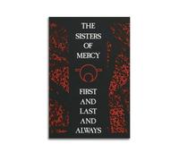 AHSEOIWRJH The Sisters of Mercy Posters Vintage Printing Wall Art Poster Decorative Painting Aesthetic Canvas Decor for Living Room Bed Room 20x30inch(50x75cm) Unframe-style