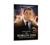 AHSEOIWRJH The World's End Posters Vintage Printing Wall Art Poster Decorative Painting Aesthetic Canvas Decor for Living Room Bed Room 16x24inch(40x60cm) Frame-style