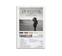 AHSEOIWRJH Traveller, Chris Stapleton Posters Vintage Printing Wall Art Poster Decorative Painting Aesthetic Canvas Decor for Living Room Bed Room 08x12inch(20x30cm) Unframe-style