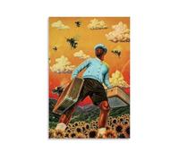 AHSEOIWRJH Tyler The Creator Flower Boy X Cmiygl Posters Vintage Printing Wall Art Poster Decorative Painting Aesthetic Canvas Decor for Living Room Bed Room 12x18inch(30x45cm) Unframe-style