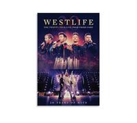 AHSEOIWRJH Westlife Posters Vintage Printing Wall Art Poster Decorative Painting Aesthetic Canvas Decor for Living Room Bed Room 20x30inch(50x75cm) Unframe-style