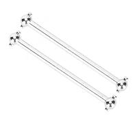 AHSKY TS-SHAFT, 2pcs/set Metal RC Car universal Driving Shaft Dog Bone Replacement Fit for HS 18301 18302 18311 18312 1/18 RC Car Accessory (Color : 60mm)