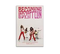 AHSUEWQRUH Becoming Led Zeppelin Poster Wall Art Canvas Poster Modern Aesthetic Art Decor Painting for Living Room Bed Room 12x18inch(30x45cm) Unframe-style