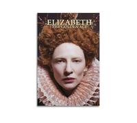 AHSUEWQRUH ELIZABETH The GOLDEN AGE Poster Wall Art Canvas Poster Modern Aesthetic Art Decor Painting for Living Room Bed Room 12x18inch(30x45cm) Unframe-style