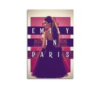 AHSUEWQRUH Emily in Paris Poster Wall Art Canvas Poster Modern Aesthetic Art Decor Painting for Living Room Bed Room 24x36inch(60x90cm) Unframe-style