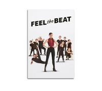 AHSUEWQRUH Feel The Beat Poster Wall Art Canvas Poster Modern Aesthetic Art Decor Painting for Living Room Bed Room 24x36inch(60x90cm) Unframe-style