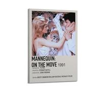 AHSUEWQRUH MANNEQUIN ON THE MOVE Poster Wall Art Canvas Poster Modern Aesthetic Art Decor Painting for Living Room Bed Room 12x18inch(30x45cm) Frame-style