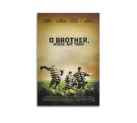 AHSUEWQRUH O Brother, Where Art Thou Poster Wall Art Canvas Poster Modern Aesthetic Art Decor Painting for Living Room Bed Room 12x18inch(30x45cm) Unframe-style