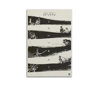 AHSUEWQRUH Seven Samurai Poster Wall Art Canvas Poster Modern Aesthetic Art Decor Painting for Living Room Bed Room 16x24inch(40x60cm) Unframe-style