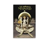 AHSUEWQRUH The Promised Neverland Poster Wall Art Canvas Poster Modern Aesthetic Art Decor Painting for Living Room Bed Room 20x30inch(50x75cm) Unframe-style
