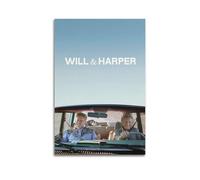 AHSUEWQRUH Will & Harper Poster Wall Art Canvas Poster Modern Aesthetic Art Decor Painting for Living Room Bed Room 16x24inch(40x60cm) Unframe-style