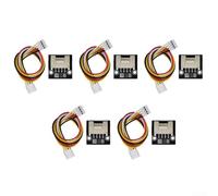 AHT20 for bmp280 Sensor Module 5pcs Temperature Humidity Pressure I2C Digital Board for Arduino DIY for Weather Station Projects 2.8V-5V(Black)