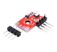 AHT21 Digital Temperature and Humidity Sensor with Waterproof Membrane, I2C Interface, Compact Red PCB for Arduino DIY Electronics Projects, 2 Pack(B)