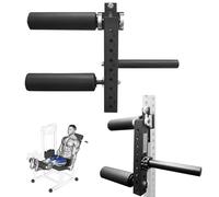 AHTAPFON Leg Extension Rack Attachment,Leg Squat Roller Rack Mount,Adjustable Leg Extension Machine,Leg Curl Machine for Home Gym,Fit Add 2″ Weight Plates (0.7 inch/18mm Hole)