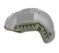 AHTCPO 1 Pair Nylon Tactical Military Combat Helmet Side Rails Fast Hunting Helmet Guide Rail, with Screws Accessories(Green)