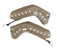 AHTCPO ARC Accessory Rail Kit for Fast Combat Helmet Plus NVG Bungees, with Screws Accessories(Brown)
