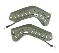 AHTCPO ARC Accessory Rail Kit for Fast Combat Helmet Plus NVG Bungees, with Screws Accessories(Green)