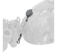 AHTCPO NVG Anti-Fall Telescopic Rope Outdoor Helmet Accessories, NVG Base Lanyard Anti-Lost Rope, Outdoor Helmet Accessories(Grey)