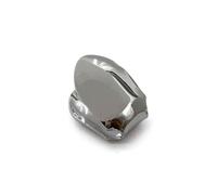 AHTCPO Rainbow-Plated Single Piece Tooth Cap, 18K Gold-Plated Silver Hip-Hop-Style Micro-Set Tooth Jewelry, a Fashionable Gift Suitable for Both Men and Women(Black)