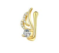 AHTCPO U-Shaped No Piercing Nose Ring Jewelry Set, Micro Inlaid Zircon, Fashion Personality Style, Ideal for Birthday and Holiday Gifts(Set1)