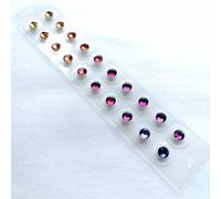 AHUAN 20/40 Pcs Invisible Calm Pops Ear Seeds Acupuncture Kit, Carnival Ear Acupuncture Stickers Sweat-Proof Ear Seeding Kit with Tweezers(B-40pcs)