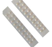 AHUAN 20/40 Pcs Pearl Calm Pops Ear Seeds Acupuncture Kit with Tweezers, Durability Ear Acupuncture Stickers Sweat-Proof Ear Seeding Kit Banquet(Set A 40PCS)